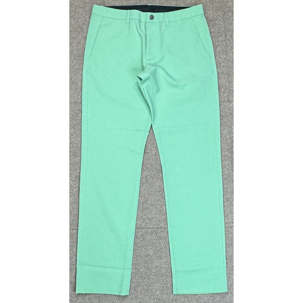 Bonobos Slim Golf Men's Slash Pockets Green Performance Pants Size 32x32